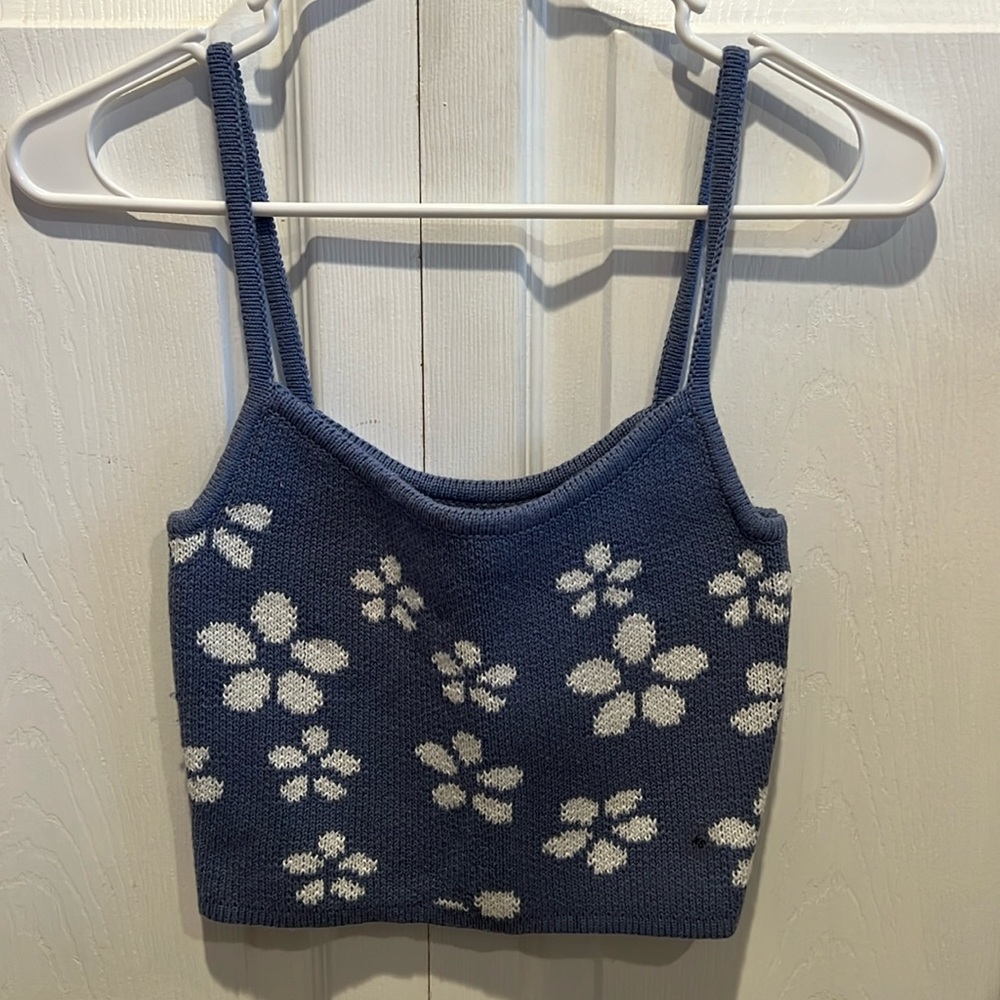 Aeropostale flower xs crop top